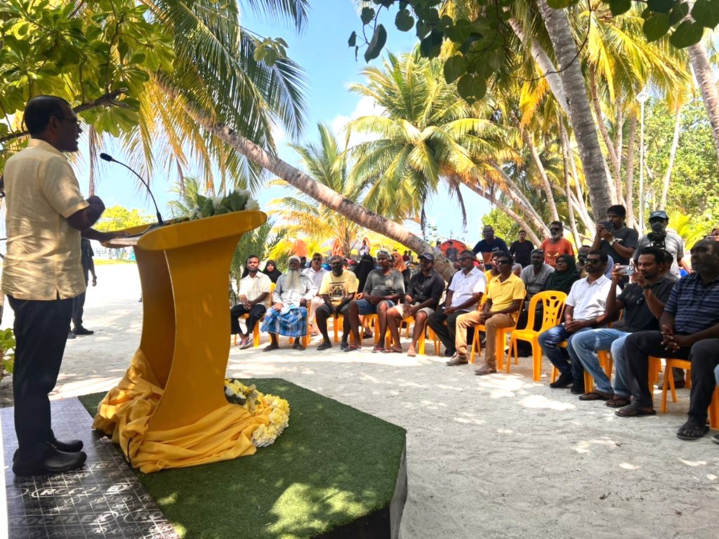 ރައްޔިތުންގެ މަޖިލީހުގެ ރައީސް މުހައްމަދު ނަޝީދު އެމްޑީޕީގެ ޕްރައިމަރީއަށް ކެމްޕޭންކުރައްވަނީ.