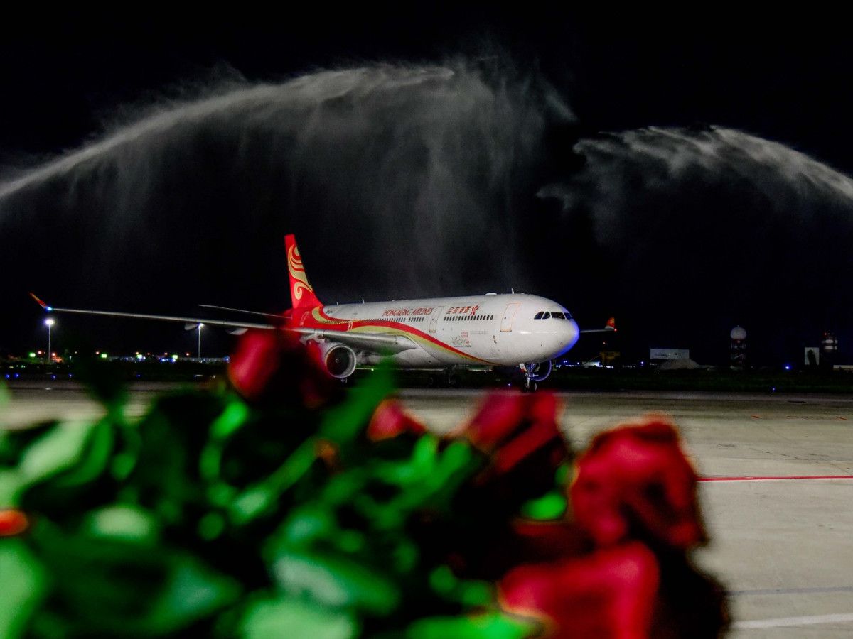 hong kong airline arrival